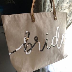 “Bride” tote bag